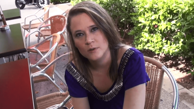 Sweet french cougar fucked after few drinks in her first public porn movies