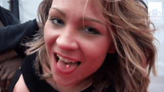german amateur lady fucking in her first porno movie with two old friends black and white porn