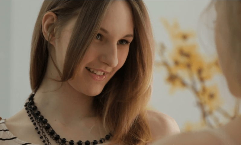 Young teen get for the first time courage to take advantage of another yount teen and fuck together with her boyfiend in a great threesome