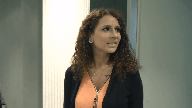 Two deutsch man’s meet a curly deutsch woman and seduce her to come at their hotel because outside was bad weather and was raining