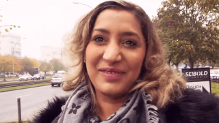 turkish woman come in berlin to fuck for the first time in a porno movie and start her career in the world of porn